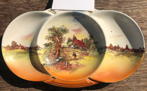 ROYAL DOULTON RUSTIC ENGLAND SNACK DISH