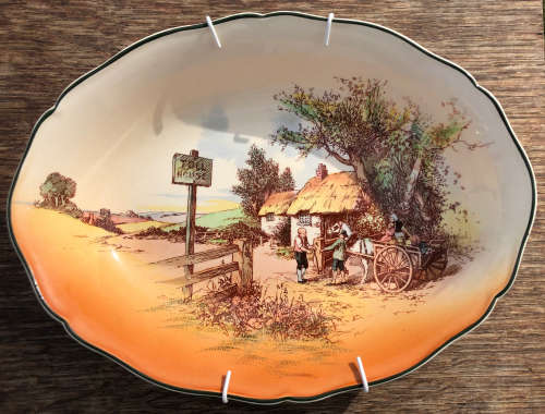 ROYAL DOULTON RUSTIC ENGLAND BOWL