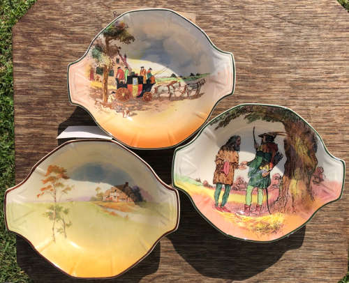 ROYAL DOULTON PUDDING BOWLS COLLECTION OF THREE