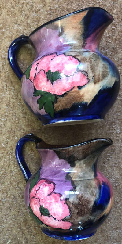 TUNSTALL PAIR OF JUGS