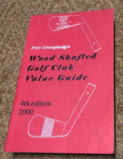 WOOD SHAFTED GOLF CLUB VALUE GUIDE AUTOGRAPHED