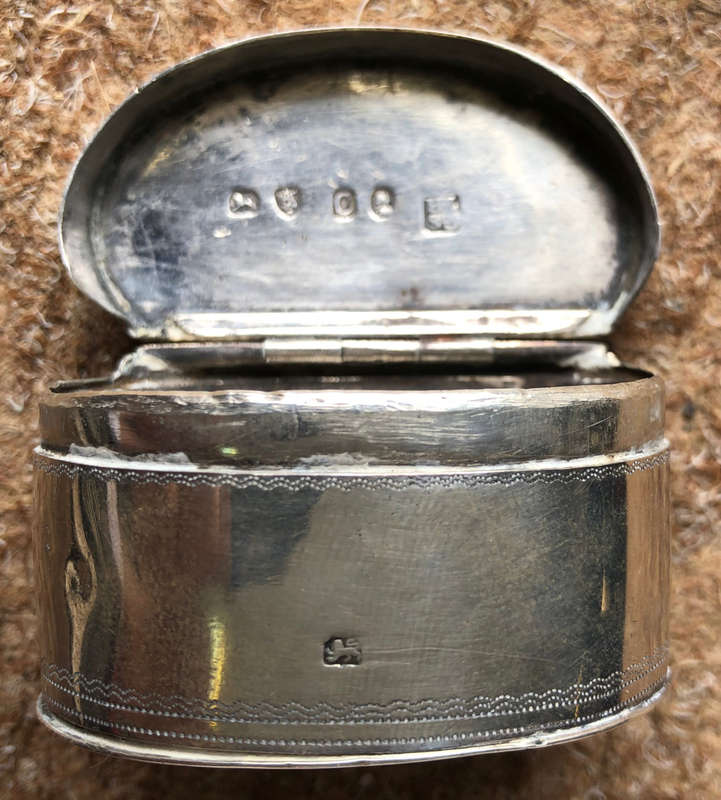 1798 HALLMARKED GEORGIAN SILVER SNUFF BOX