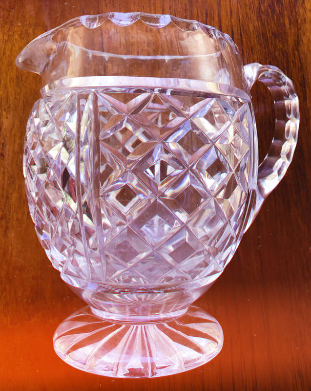 CRYSTAL JUG HEAVY