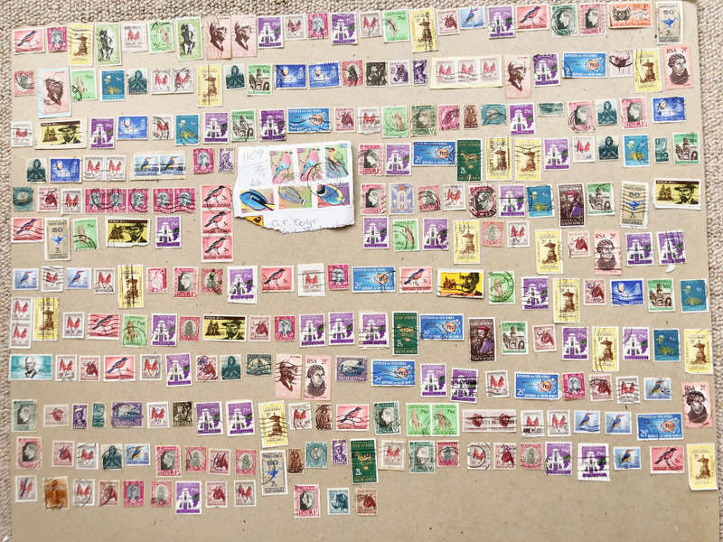 STAMPS SOUTH AFRICA COLLECTION OF OVER 260