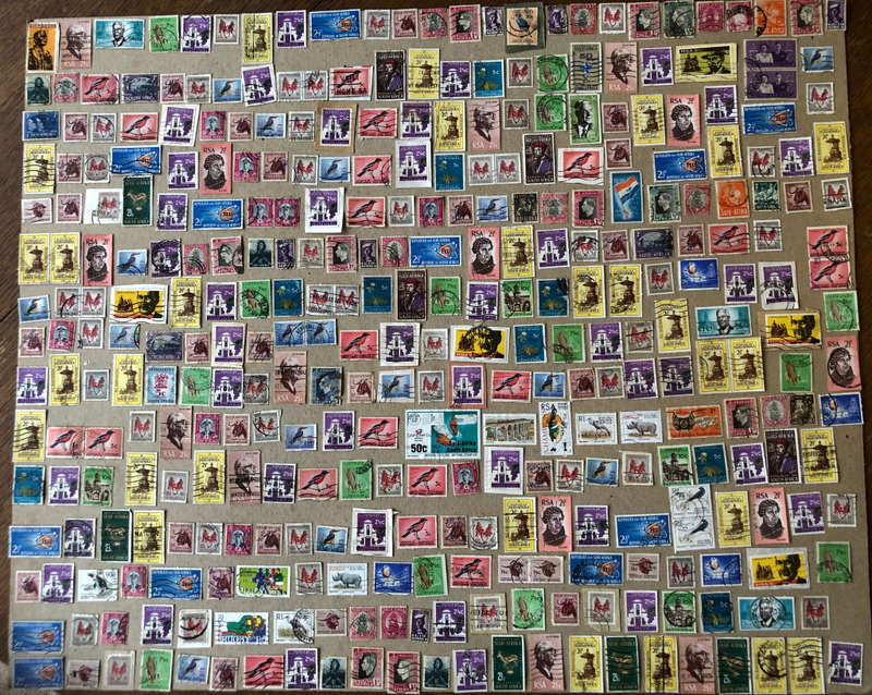 STAMPS SOUTH AFRICA COLLECTION OF OVER 300