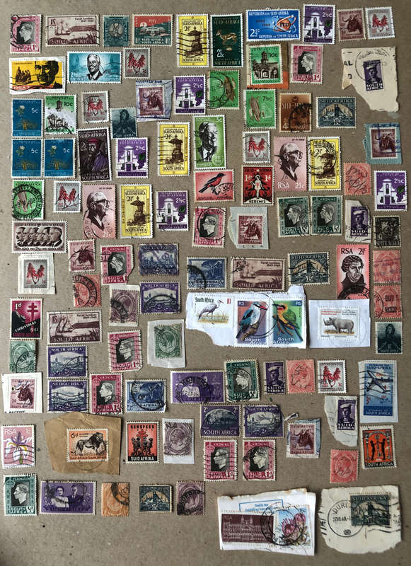 STAMPS SOUTH AFRICA COLLECTION OF OVER 90