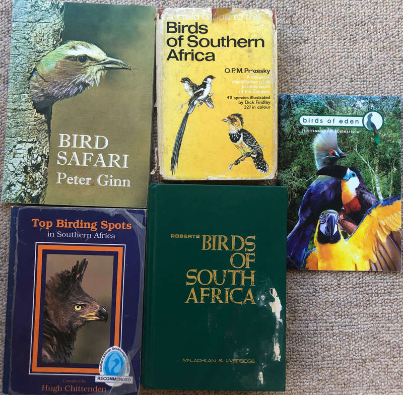 BIRDS OF SOUTH AFRICA A COLLECTION OF 5 BOOKS