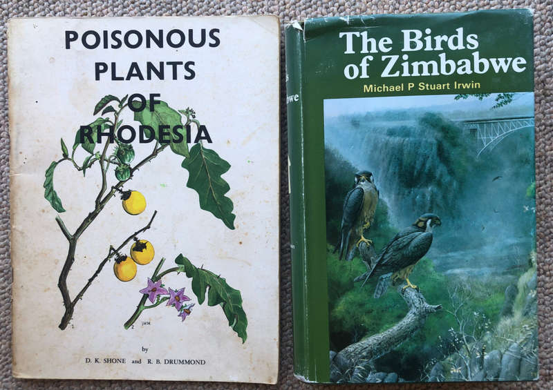BIRDS OF ZIMBABWE AND POISONOUS PLANTS OF RHODESIA 2 BOOKS