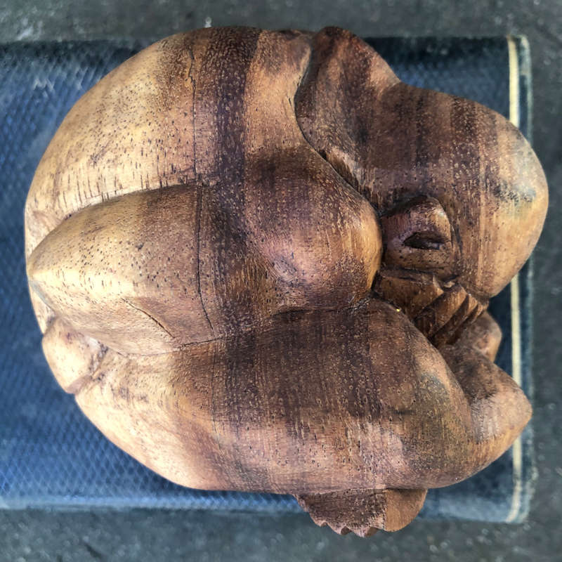 BUDDHA WEEPING HAND CARVED