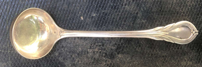 LADLE SAUCE SILVER PLATED