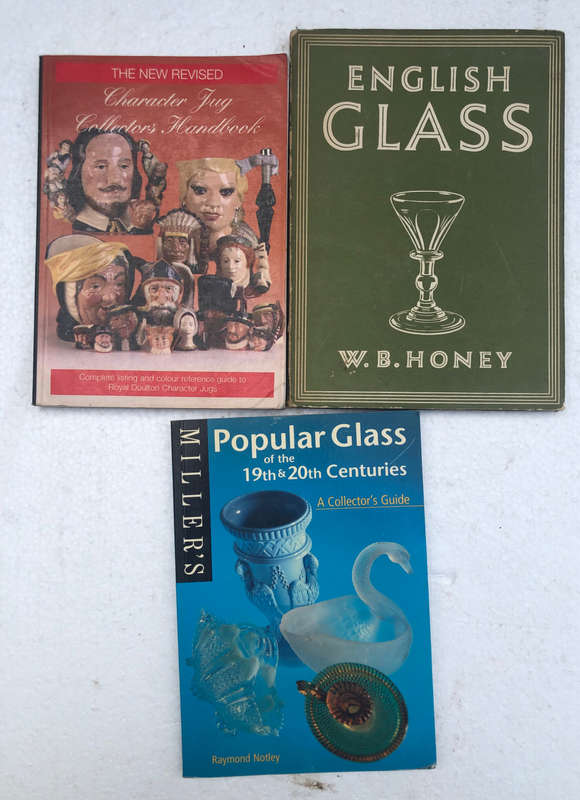CHARACTER JUG COLLECTORS HANDBOOK, ENGLISH GLASS AND POPULAR GLASS 19th & 20th CENTURIES