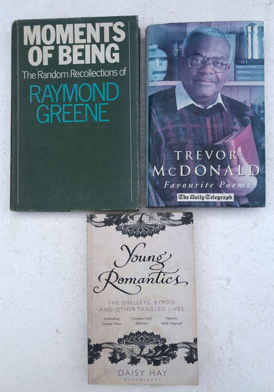 POEMS FAVOURITE T McDONALD, YOUNG ROMANTICS AND MOMENTS OF BEING