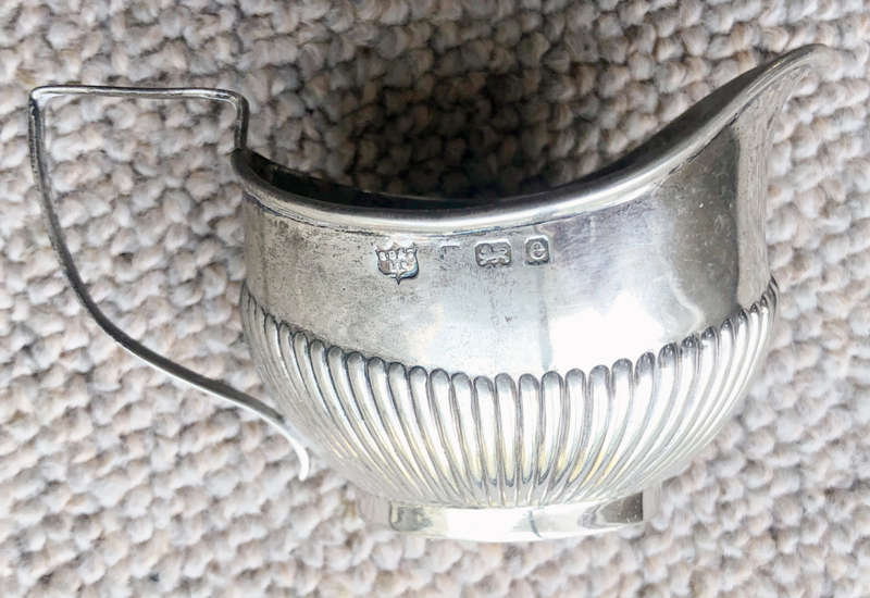 SILVER CREAMER HALLMARKED LONDON 1900