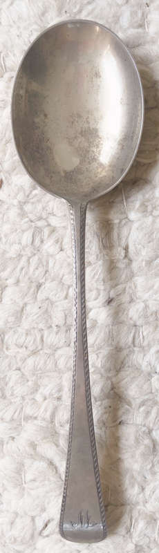 SILVER BASTING SPOON HALLMARKED GEORGE 111 1802