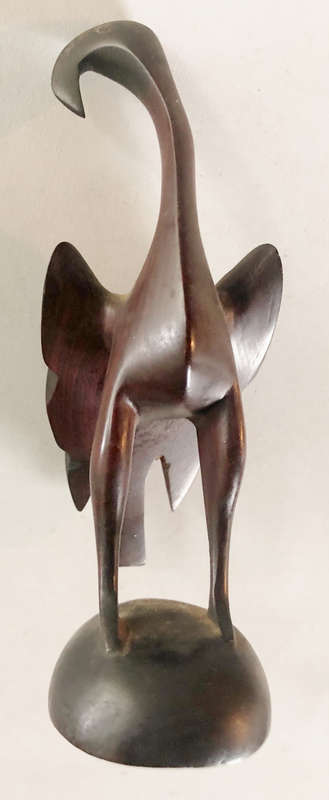 AFRICAN WOOD CARVING VULTURE