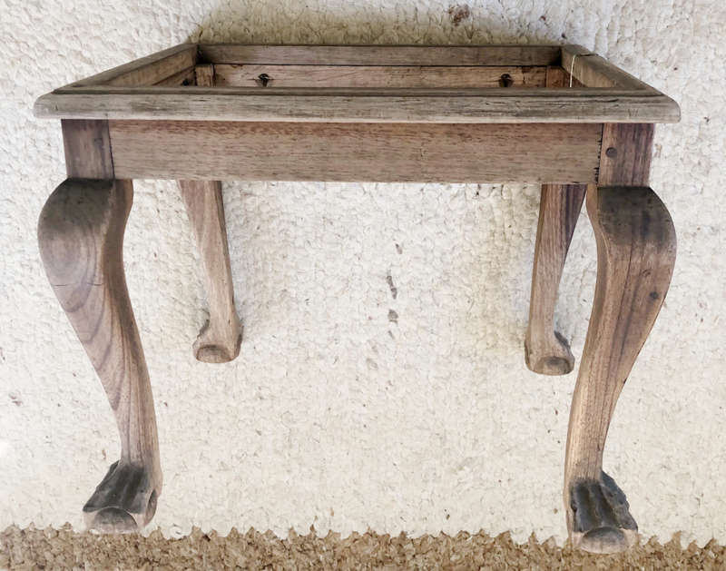 BLACKWOOD BALL AND CLAW STOOL