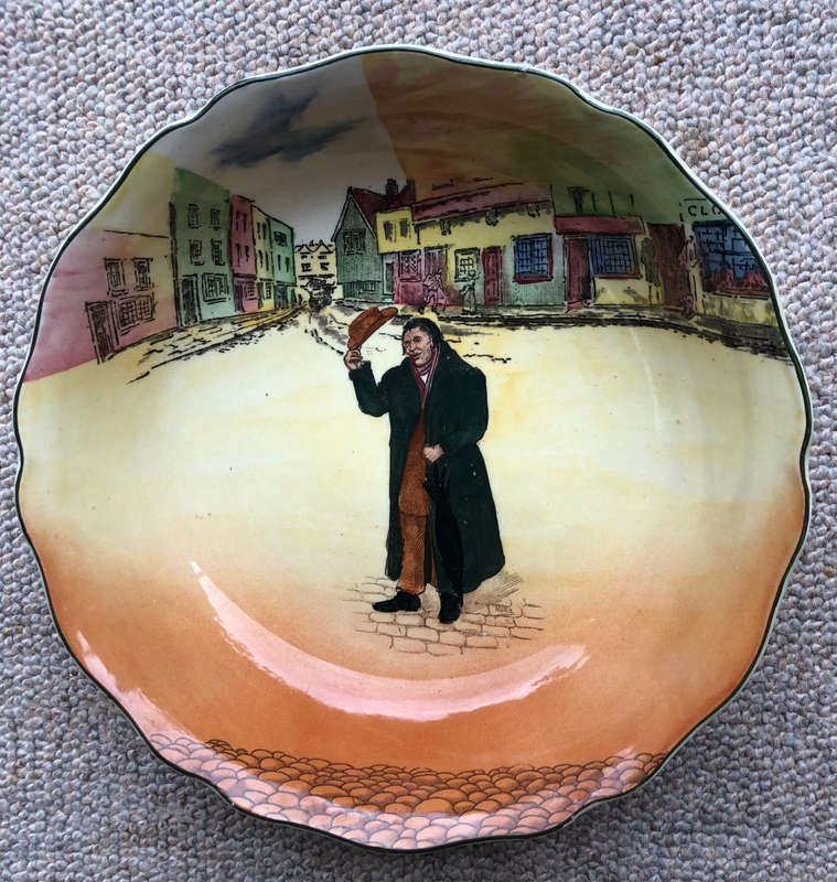 ROYAL DOULTON LARGE DICKENSWARE BOWL MR SQUEERS