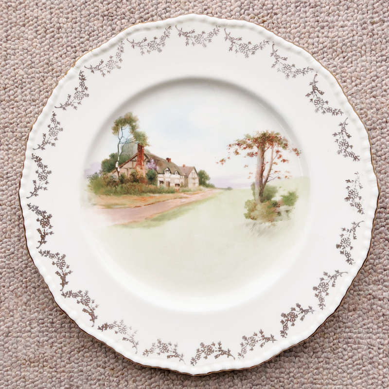 ROYAL DOULTON ENGLISH COTTAGES LARGE PLATE