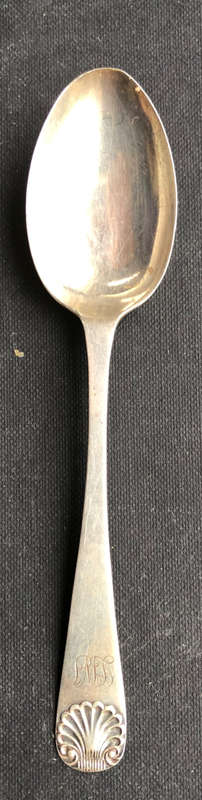 SILVER FIDDLE PATTERN TEASPOON HALLMARKED SHEFFIELD 1903