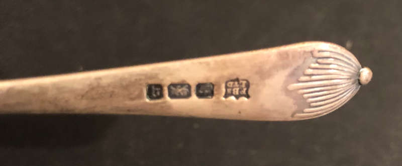 SILVER TEASPOON HALLMARKED 1908
