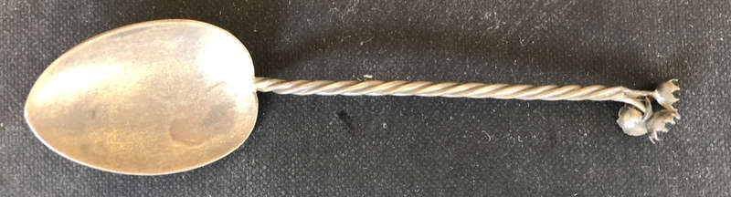 SILVER TEASPOON HALLMARKED 1909