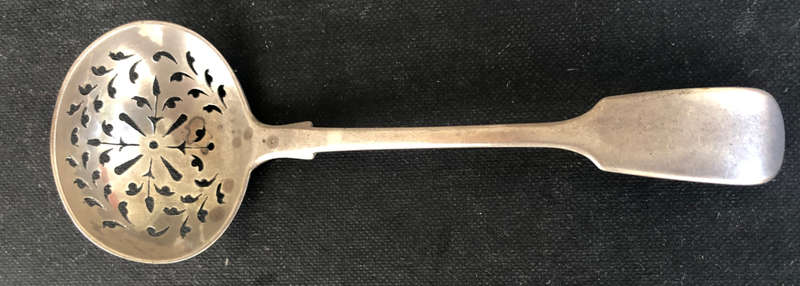 SILVER SUGAR SIFTER HALLMARKED 1885