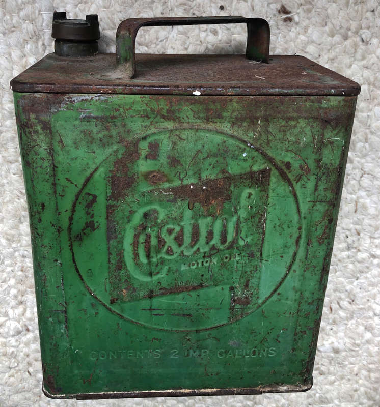 CASTROL TWO IMPERIAL GALLON CAN