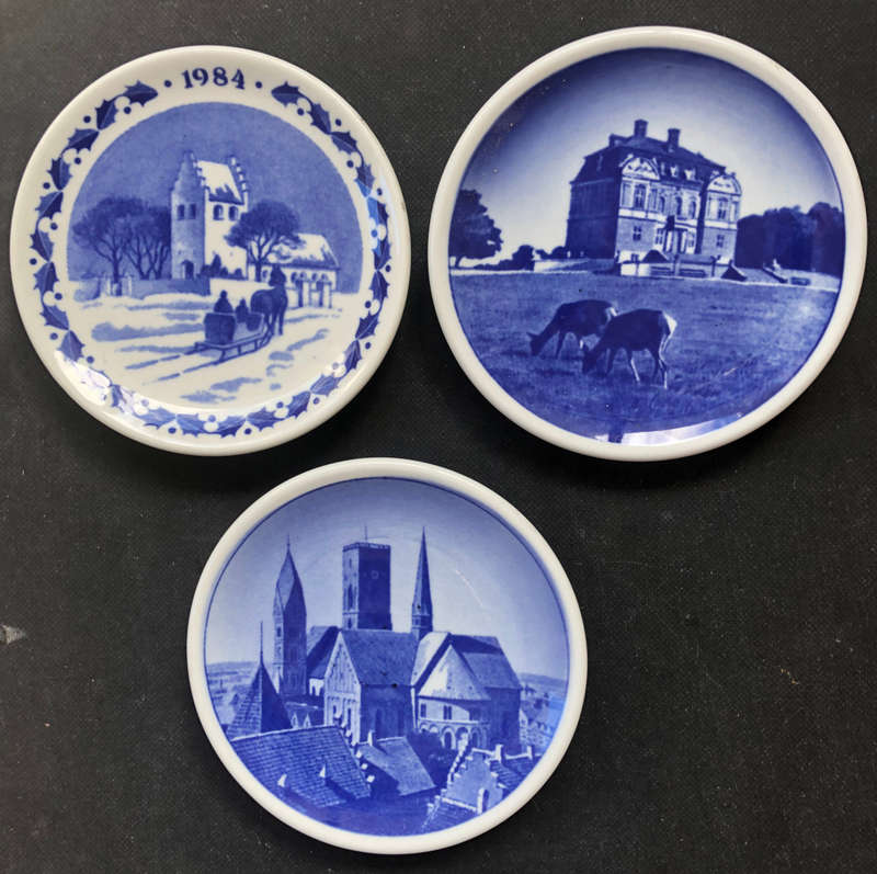 ROYAL COPENHAGEN THREE PLATES