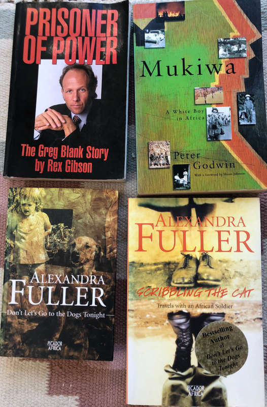PRISONER OF POWER BY R GIBSON, MUKIWA BY P GODWIN, SCRIBBLING THE CAT & ONE OTHER A FULLER BOOK