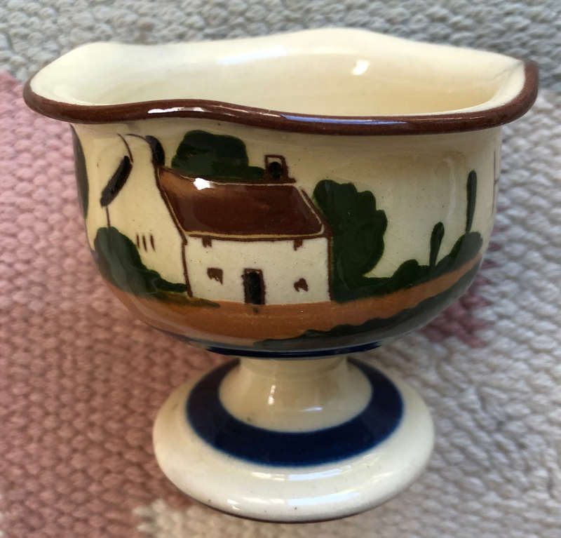 MOTTO WARE CREAM BOWL