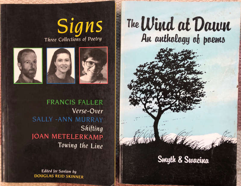 POETRY SIGNS 3 COLLECTIONS BY F FALLER, S MURRAY & J METELERKAMP & WIND AT DAWN BY SMYTH & SWACINA