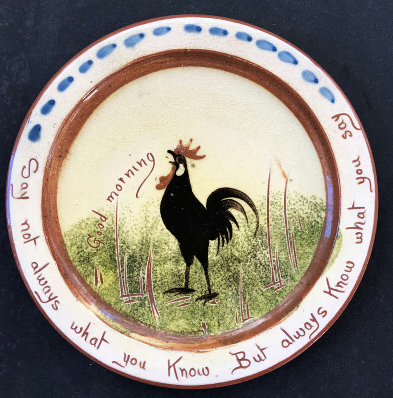 MOTTO WARE PLATE