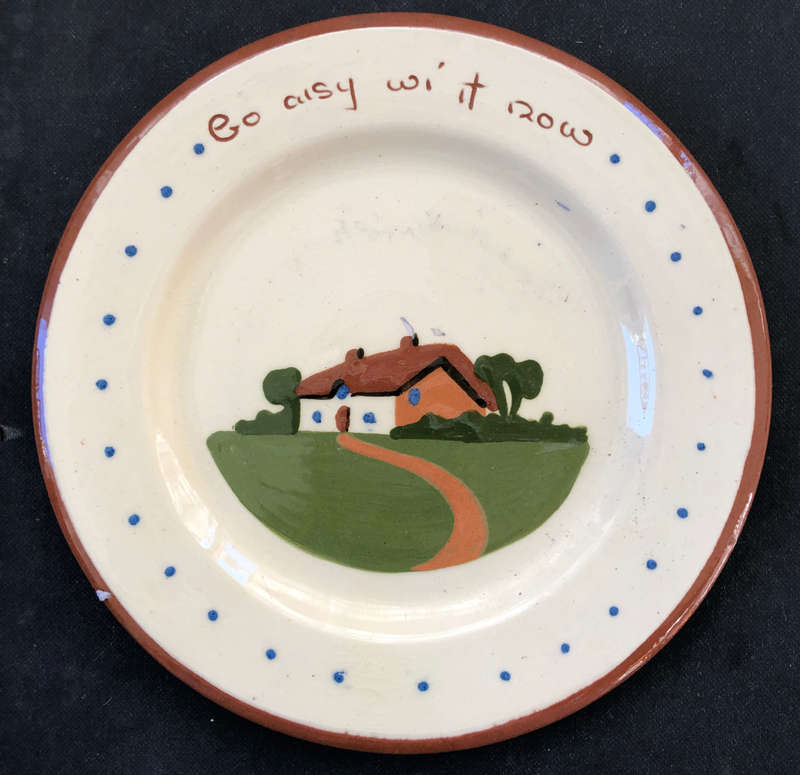 MOTTO WARE PLATE