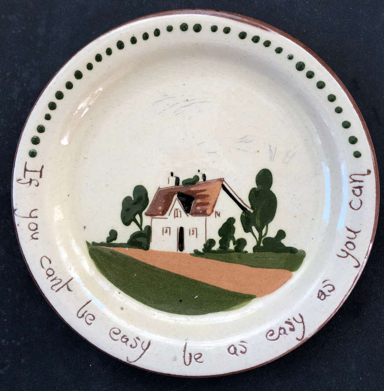 MOTTO WARE PLATE