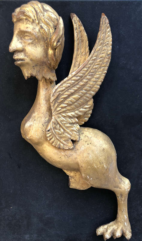 SATYR GILT WOOD CARVED SEVENTEENTH CENTURY