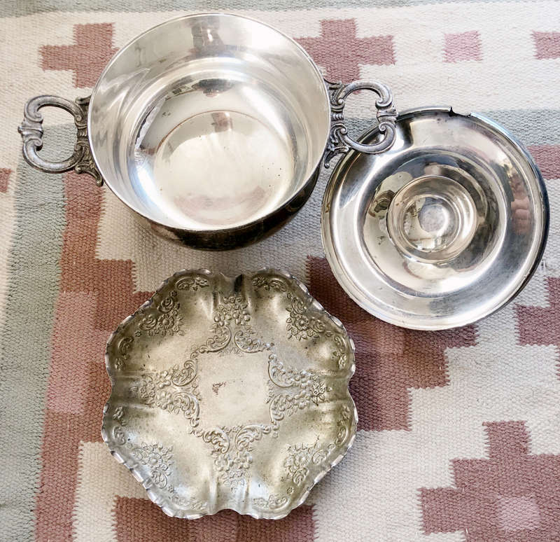 SOUP TUREEN AND BOWL EPNS