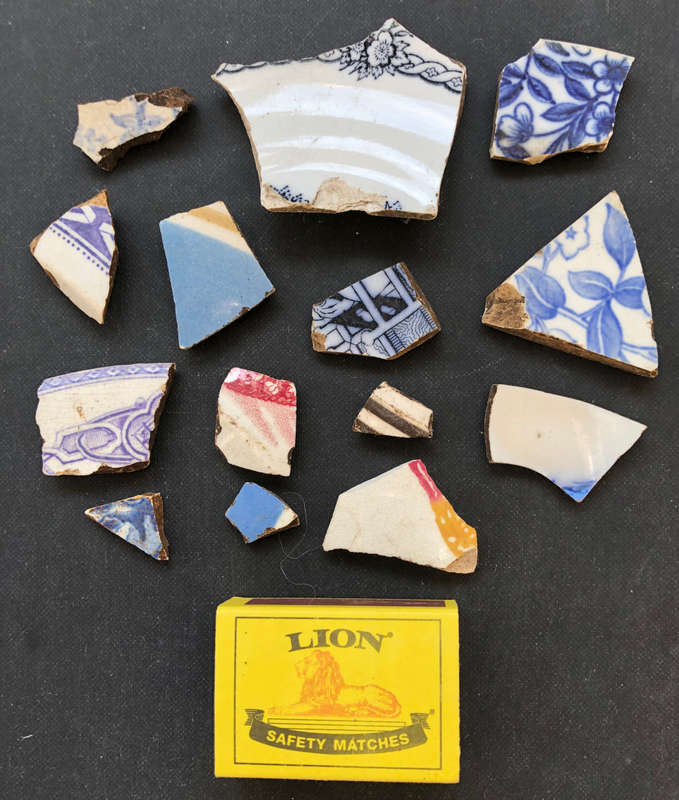 SHIPWRECK SHARDS OF PORCELAIN