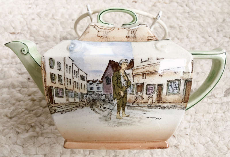 ROYAL DOULTON CIRCA 1927 DICKENS POOR JO FRIAR TEAPOT