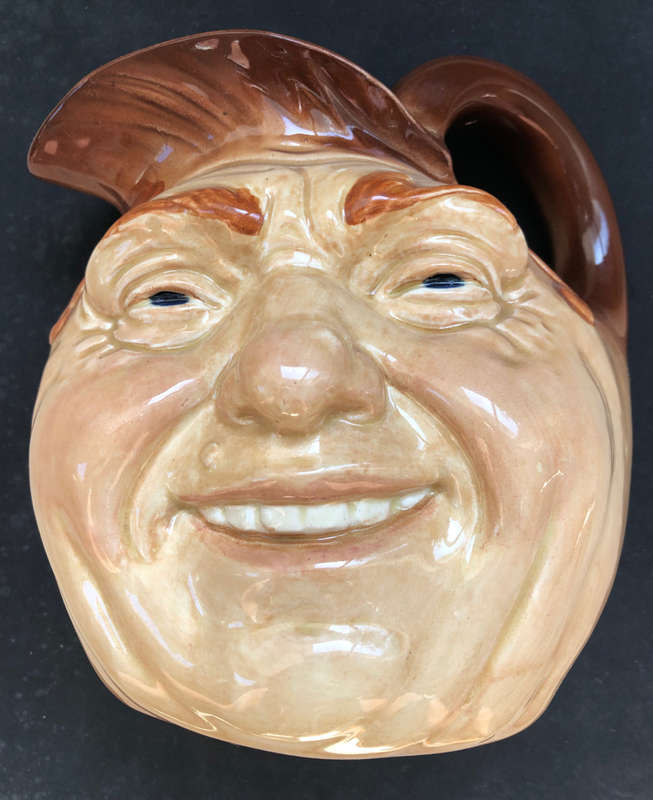 ROYAL DOULTON MARKED A JOHN BARLEYCORN HANDLE IN LARGE CHARACTER JUG