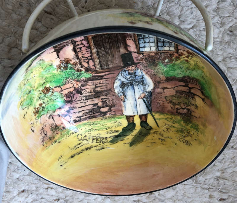 ROYAL DOULTON GAFFERS SALAD BOWL D4910