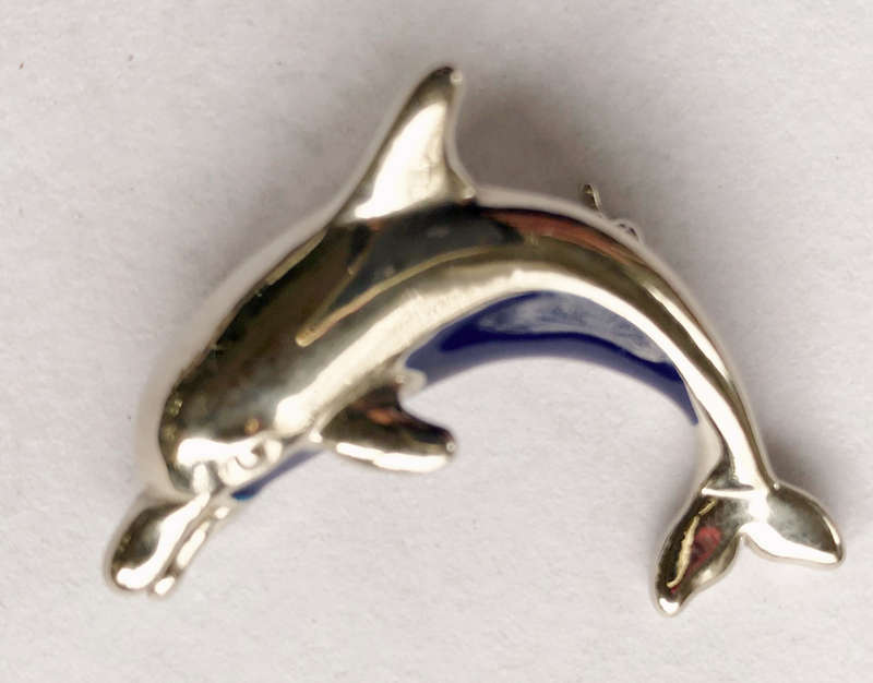 BROOCH DOLPHIN