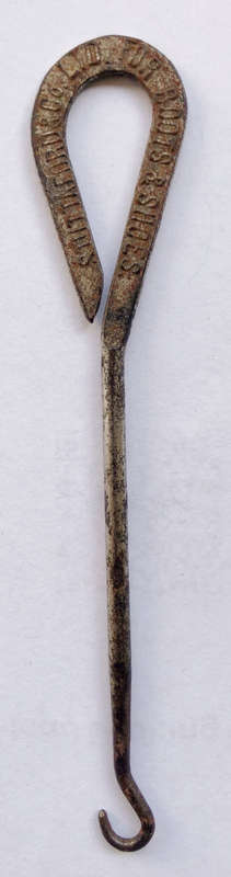 BOOT LACE HOOK VINTAGE ADVERTISING STUTTERFORDS & CO