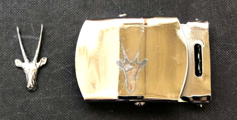 MILITARY SADF BELT PIN BUCKLE SPRINGBUCK LOOSE