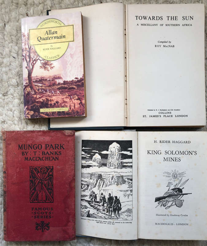 MUNGO PARK, TOWARDS THE SKY, KING SOLOMON'S MINES AND ALLAN QUATERMAIN COLLECTION OF 4 AFRICANA
