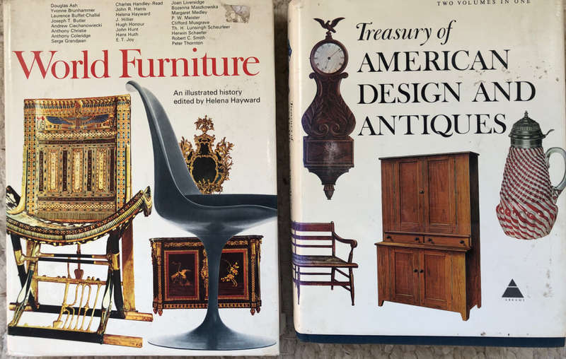 WORLD FURNITURE BY HELENA HAYWARD AND AMERICAN DESIGN AND ANTIQUES BY CP HORNUNG (846 PAGES)