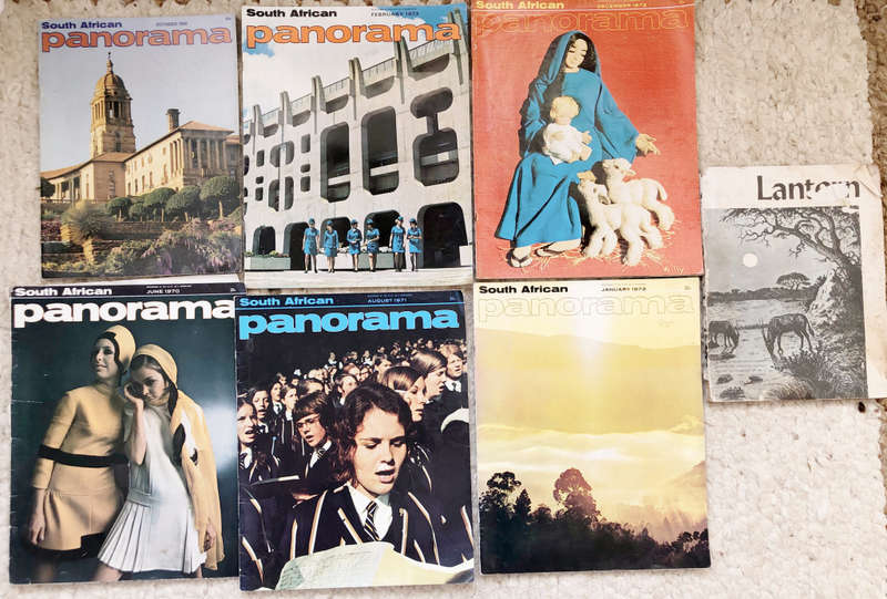 LANTERN MAGAZINE XV DECEMBER 1965 AND 6 PANORAMA MAGAZINES 6/70, 8/71, 1/72, 12/72, 2/73, 10/86