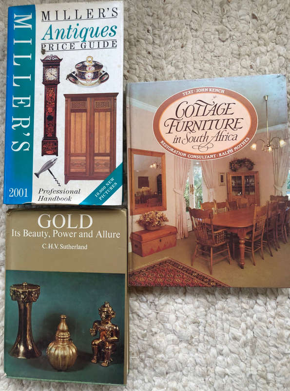 GOLD BY C H V SUTHERLAND, COTTAGE FURNITURE BY J KENCH AND MILLERS ANTIQUES PRICE GUIDE