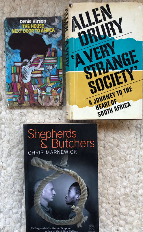 HOUSE NEXT DOOR TO AFRICA BY D HIRSON, SHEPHERDS AND BUTCHERS BY C MARNEWICK & VERY STRANGE SOCIETY