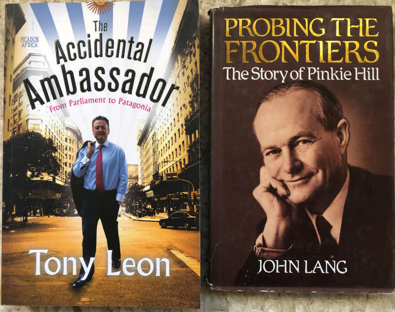 PROBING THE FRONTIERS BY JOHN LANG AND THE ACCIDENTAL AMBASSADOR BY TONY LEON BOTH FIRST EDITIONS