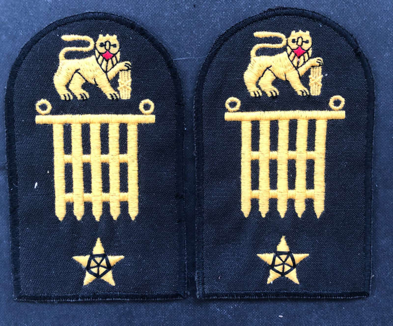 MILITARY EMBROIDERED EPAULETTES